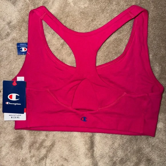 Champion Women's Vibrant Pink Sports Bra - Picture 2 of 4